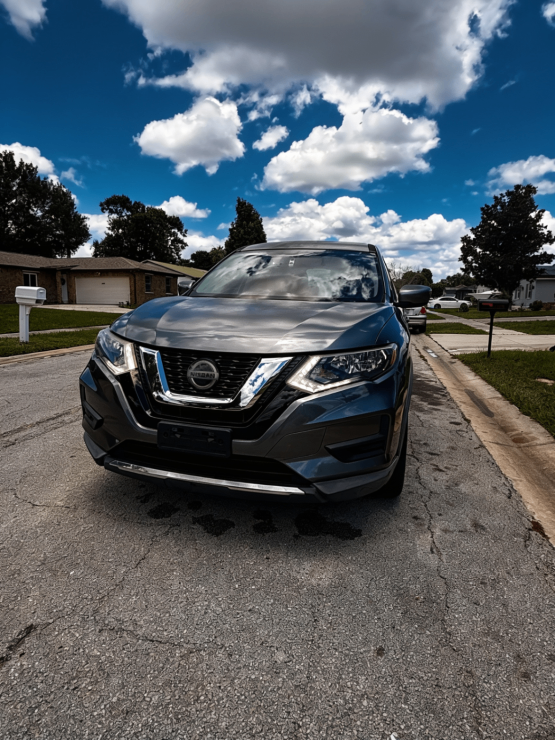 Nissan Rogue after mobile car wash in Poinciana, FL